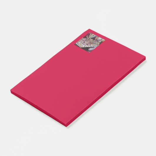 Fraterij met verse vis post-it® notes (Schuin)