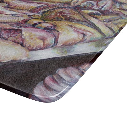 Fraterij met verse vis snijplank (Hoek)