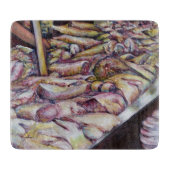 Fraterij met verse vis snijplank (Voorkant)