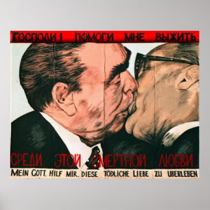 Fraternal Kiss Poster