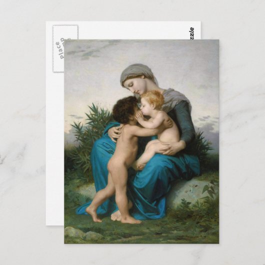 Fraternal Love van William-Adolphe Bouguereau Briefkaart (Voorkant / Achterkant)