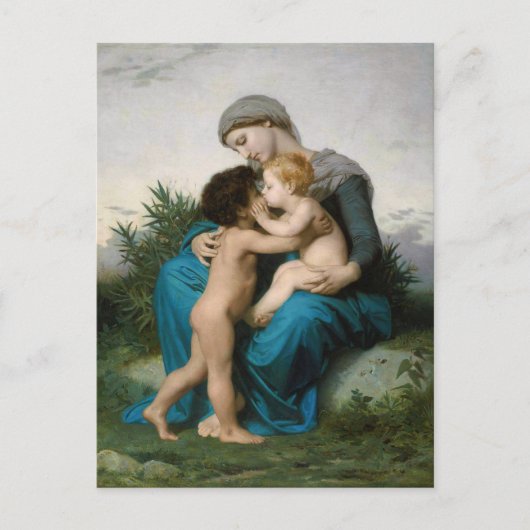 Fraternal Love van William-Adolphe Bouguereau Briefkaart (Voorkant)