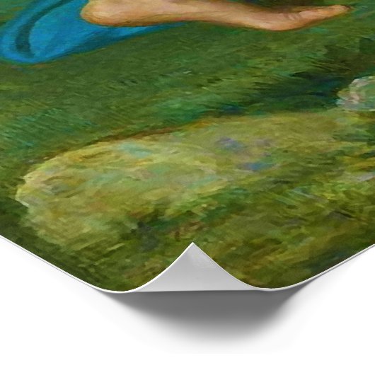 Fraternal Love van William Adolphe Bouguereau Poster (Hoek)