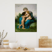 Fraternal Love van William Adolphe Bouguereau Poster (Keuken)