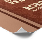 Fraternale Liga van Robotisch Persoon poster (16x2 (Hoek)