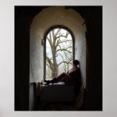 frau am fenster poster (Voorkant)
