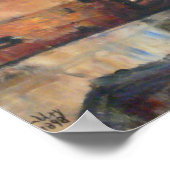 Frau am Schreibtisch Poster (Hoek)