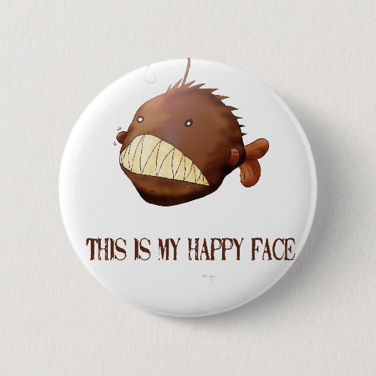 Frau Angler Ronde Button 5,7 Cm (Voorkant)