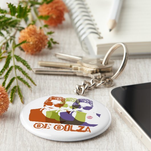 Frau Bolza Sleutelhanger (Zijkant)