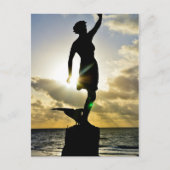 Frau in der Sonne Briefkaart (Voorkant)