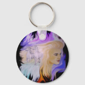 Frau mit Pferd Sleutelhanger (Voorkant)