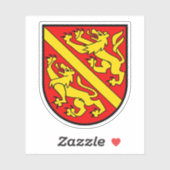 Fraubrunnen district coat of arms, Switzerland Sticker (Vel)