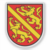 Fraubrunnen district coat of arms, Switzerland Sticker (Voorkant)