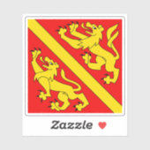 Fraubrunnen district vlag, Zwitserland Sticker (Vel)