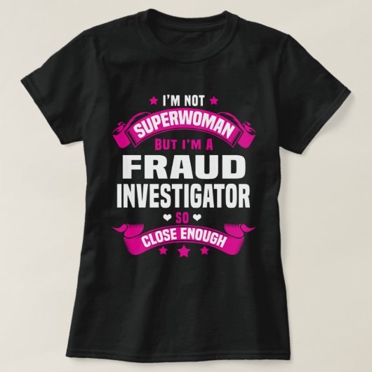 Fraud Investigation T-shirt (Design voorkant)