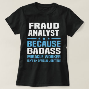 fraude-analist t-shirt