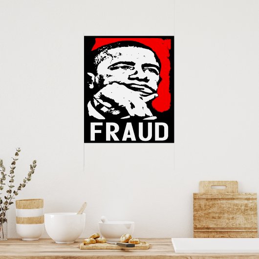 Fraude: Barack Obama! Poster (Keuken)