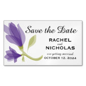 Fraude Freesia Petals | Datum opslaan Magnetisch Visitekaartje (Voorkant)