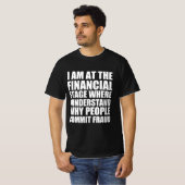Fraude grappig citaat t-shirt (Voorkant volledig)