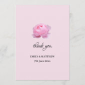 Fraude Roses Wedding Well Wishes Advieskaart (Achterkant)