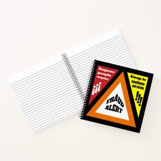 Fraudewaarschuwing Notitieboek (Binnen)