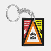 Fraudewaarschuwing Sleutelhanger (Voorkant Links)