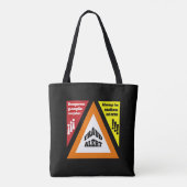 Fraudewaarschuwing Tote Bag (Achterkant)