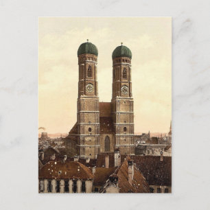 Frauen Church (d.w.z. Frauenkirche), München, Beie Briefkaart