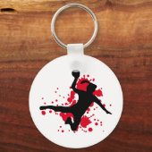 Frauenhandballbord Sleutelhanger (Voorkant)