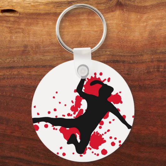 Frauenhandballbord Sleutelhanger (Voorkant)