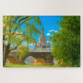 Frauenkirche Dresden Duitsland. Legpuzzel (Horizontaal)