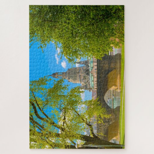 Frauenkirche Dresden Duitsland. Legpuzzel (Verticaal)