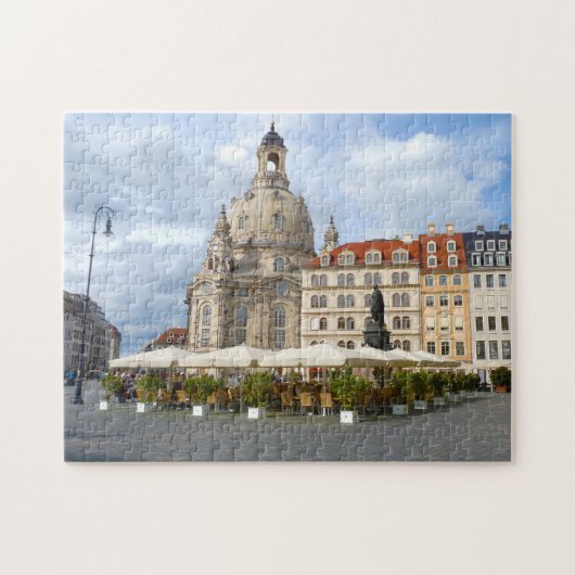 Frauenkirche Dresden Duitsland. Legpuzzel (Horizontaal)
