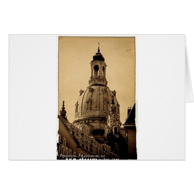Frauenkirche Dresden - Vintage (Voorkant Horizontaal)