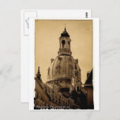 Frauenkirche Dresden - Vintage Briefkaart (Voorkant / Achterkant)