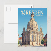Frauenkirche Duitsland Briefkaart (Voorkant / Achterkant)