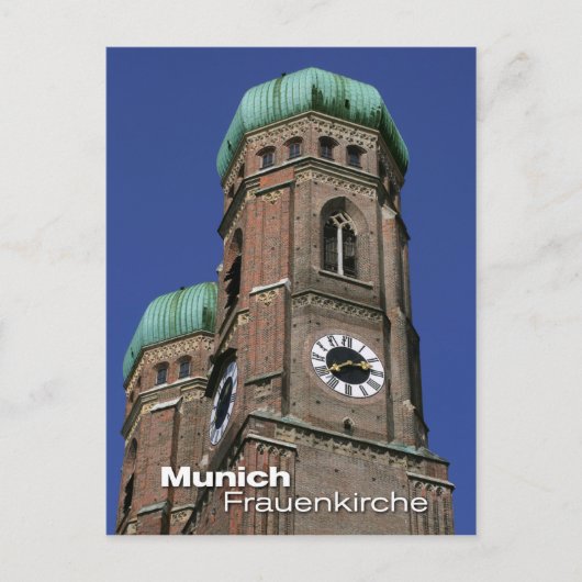 Frauenkirche in München, Beieren Briefkaart (Voorkant)