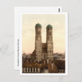 Frauenkirche, München, Beieren, Duitsland Briefkaart (Voorkant / Achterkant)
