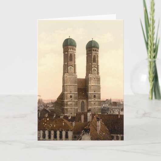Frauenkirche, München, Beieren, Duitsland Kaart (Voorkant)