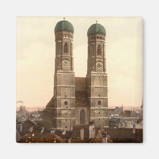 Frauenkirche, München, Beieren, Duitsland Magneet (Voorkant)