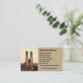 Frauenkirche, München, Beieren, Duitsland Visitekaartje (Staand voorkant)