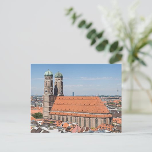 Frauenkirche München uit Peterskirche Briefkaart (Staand voorkant)