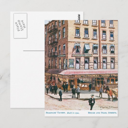 Fraunce's Tavern Briefkaart (Voorkant / Achterkant)