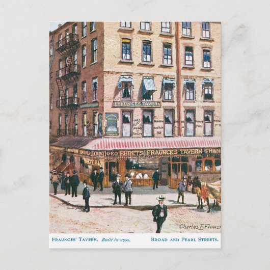 Fraunce's Tavern Briefkaart (Voorkant)