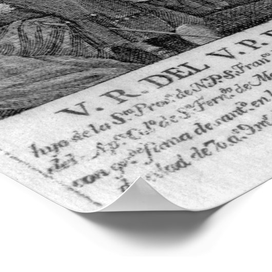 Fray Junipero Serra Poster (Hoek)