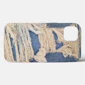 Frayed Blue Jean Fabric Case-Mate iPhone Case (Achterkant (horizontaal))