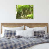 Frazier Discovery Trail in Shenandoah-fotografie Canvas Afdruk (Insitu (Slaapkamer))