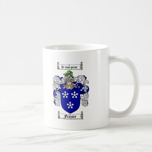 FRAZIER FAMILY CREST - FRAZIER COAT WAPENS KOFFIEMOK (Rechts)
