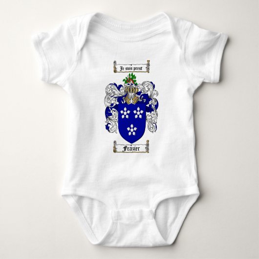 FRAZIER FAMILY CREST - FRAZIER COAT WAPENS ROMPER (Voorkant)