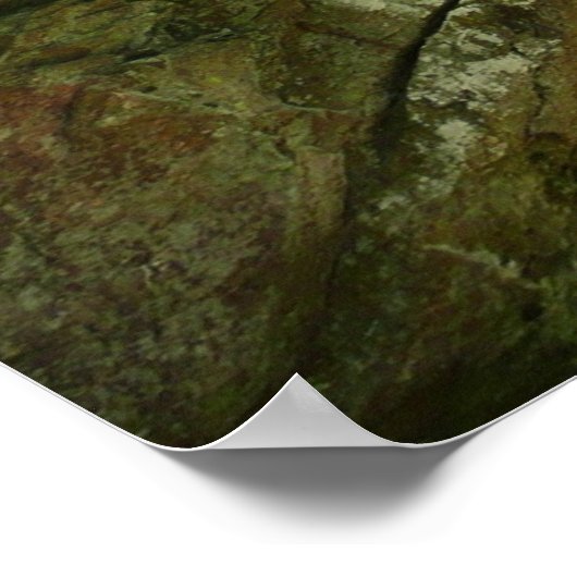 Frazier Rock Wall in Shenandoah National Park Poster (Hoek)